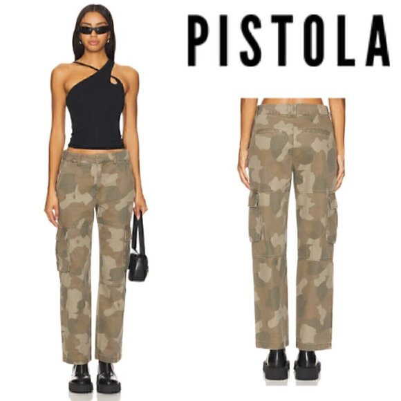 Pistola Addie Camo Pant Cargos From Revolve  Size 24 Sold Out on Revolve $158 - Picture 1 of 6